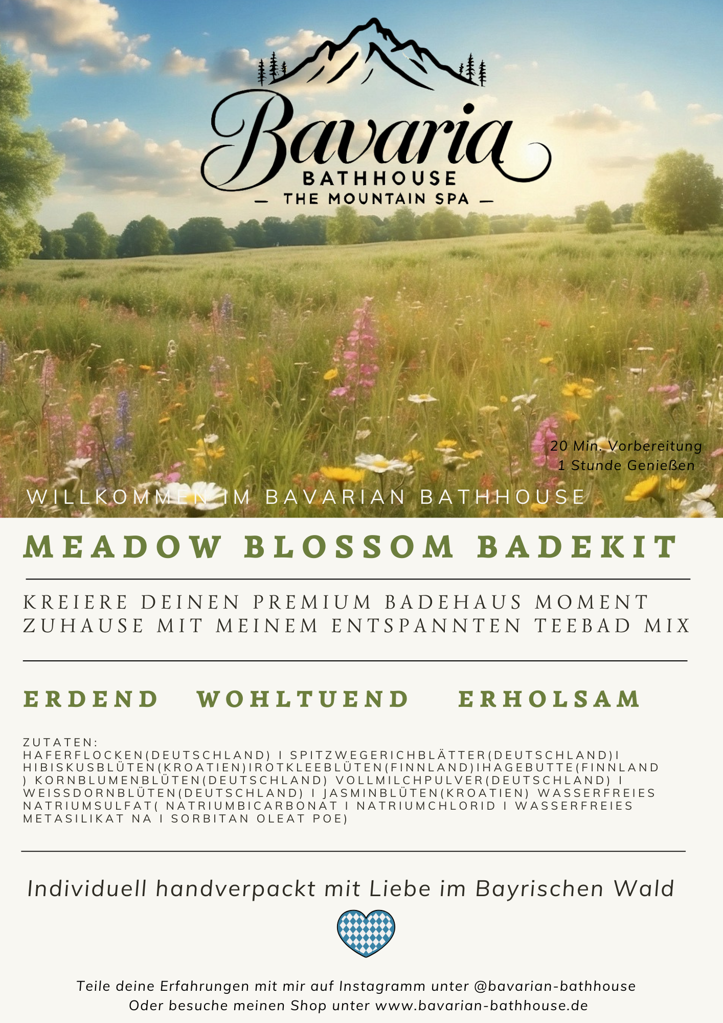 Meadow Blossom Bath Kit