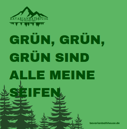 Kaltverseifte Seife mit grüner Tonerde