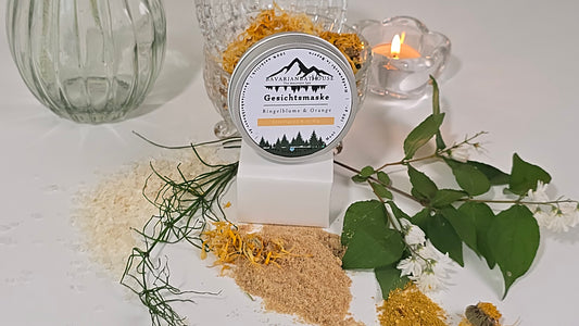 Ringelblume Orangen Maske